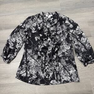 A List Alvin Valley Chic Ruffled Blouse Size 4